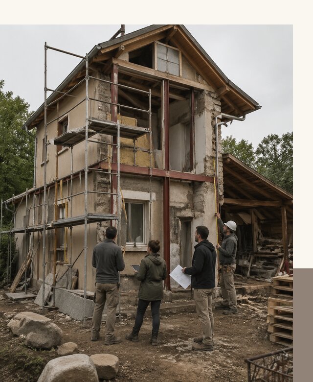 Реконструкция загородного дома под ключ в Салехарде от бюро